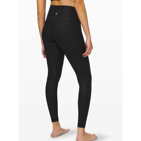 Lululemon Align Legging Black Emboss - Picture 1 of 5